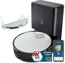 MEDION Robotstofzuiger met Zuigstation en Veegfunctie