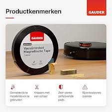 GAUDER Robotstofzuiger Magneetband - Efficiënte Stofzuighulp