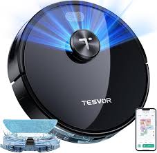 Tesvor Robotstofzuiger S5MAX - Krachtige 6000 Pa met 5200 mAh Batterij