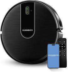 CleanDays D3-300MAX Robotstofzuiger met Dweilfunctie - Zelflerend - Zwart